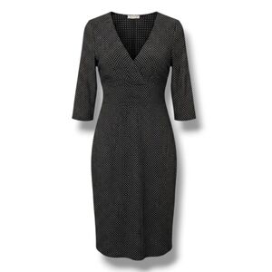 RUBY Women’s 3/4 Sleeve Empire Waist Career Dress – Small